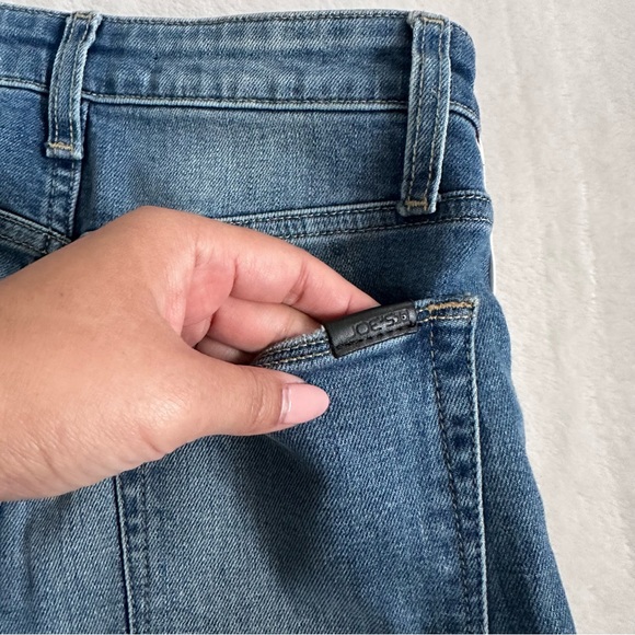 Joe's Women’s Charlie Leather Stripe High Rise Skinny Ankle Jeans Size 26 - Picture 13 of 15